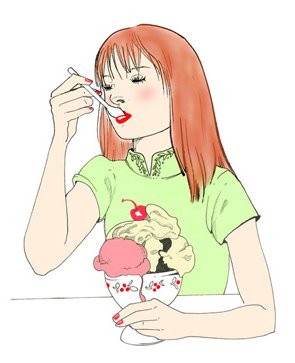 Eating Sundae
